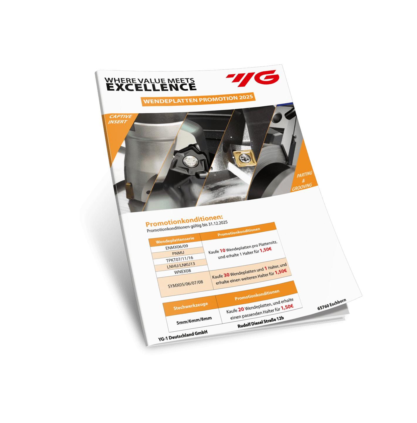 FLOHR Werkzeuge - YG Wendeplatten Promotion