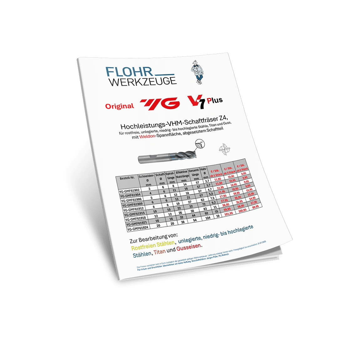 Flohr Preisaktion Fräsen YG1